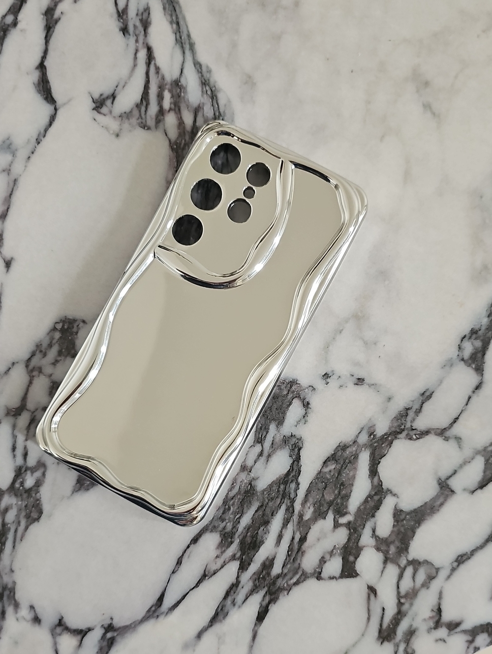 Silver Wave S23 Ultra Phone Case